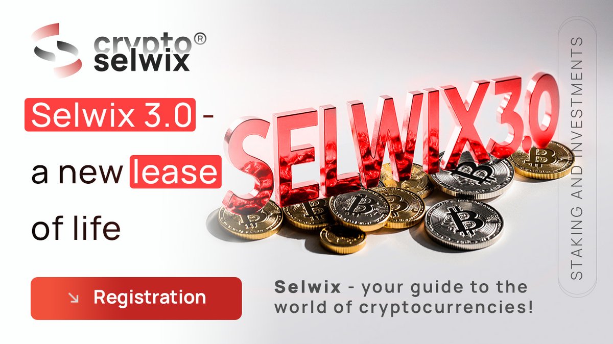 Selwix_com's tweet photo. 🚀 Selwix 3.0 — a new breath of life.

During our operation, we encountered technical limitations of the old infrastructure. To ensure stability and process transactions faster, we decided to carry out a complete modernization of the platform. https://t.co/SsIEQEimzH