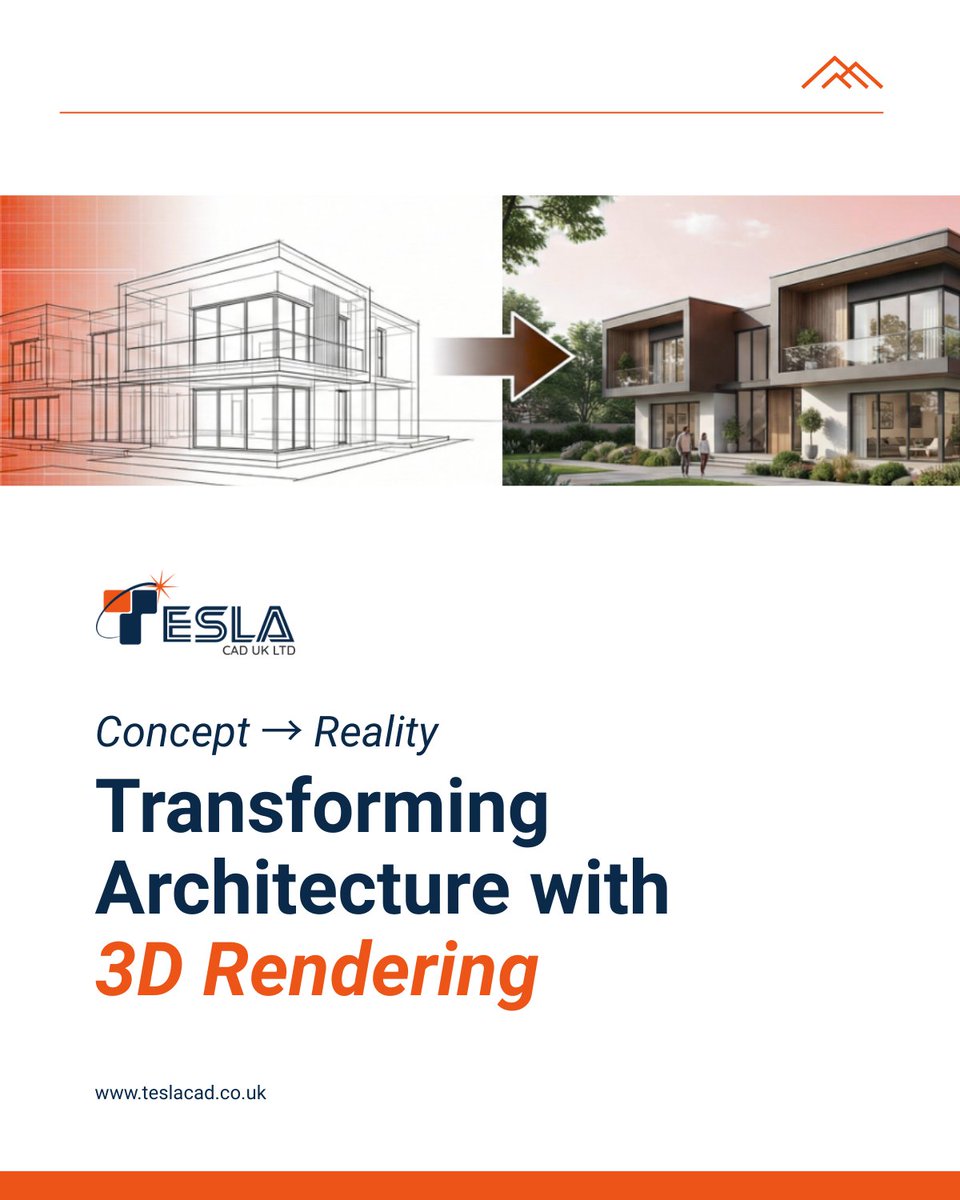 TeslaCADUK's tweet image. Stop imagining. Start experiencing the design! 🏡 3D Rendering lets clients see the final building before construction, boosting trust and eliminating flaws early. teslacad.co.uk/blog/how-archi……
 #3DRendering #ArchitecturalVisualization