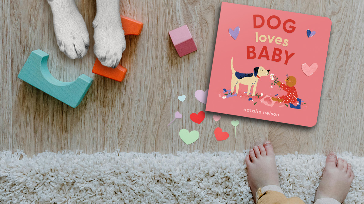 quirkbooks's tweet photo. Love is in the air! Happy book birthday to DOG LOVES BABY by Natalie Nelson 💗 🐾 

In the next board book in the beloved series from Natalie Nelson, Dog and Baby are back with a sweet ode to Valentine’s Day and what it means to love someone all year long! https://t.co/LLWbrTAGwl