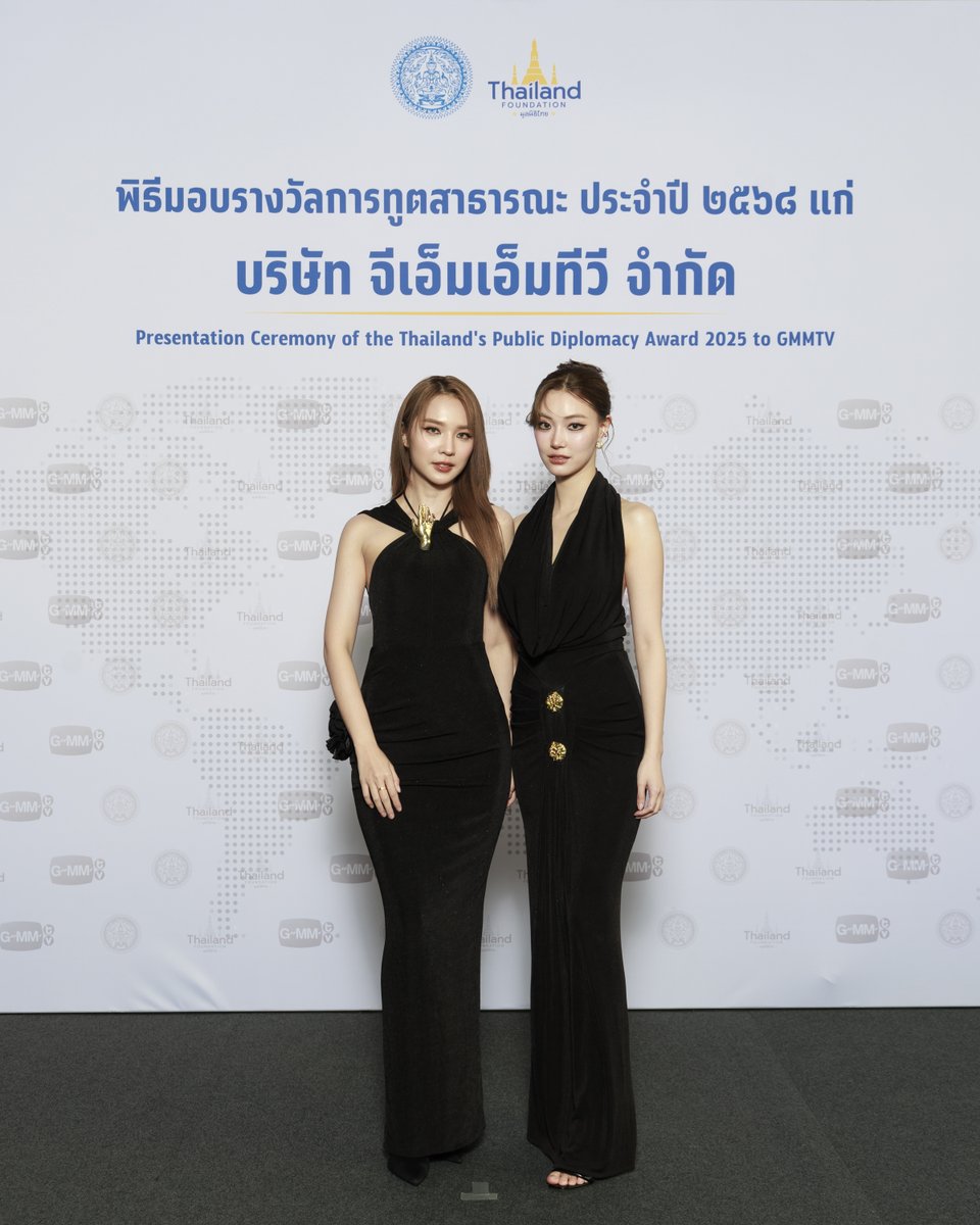 GMMTV's tweet image. #GMMTVxTPDA2025 #TPDA2025
#รางวัลการทูตสาธารณะ2568 #ThailandFoundation
#มูลนิธิไทย #MFA
#กระทรวงการต่างประเทศ
#GMMTV