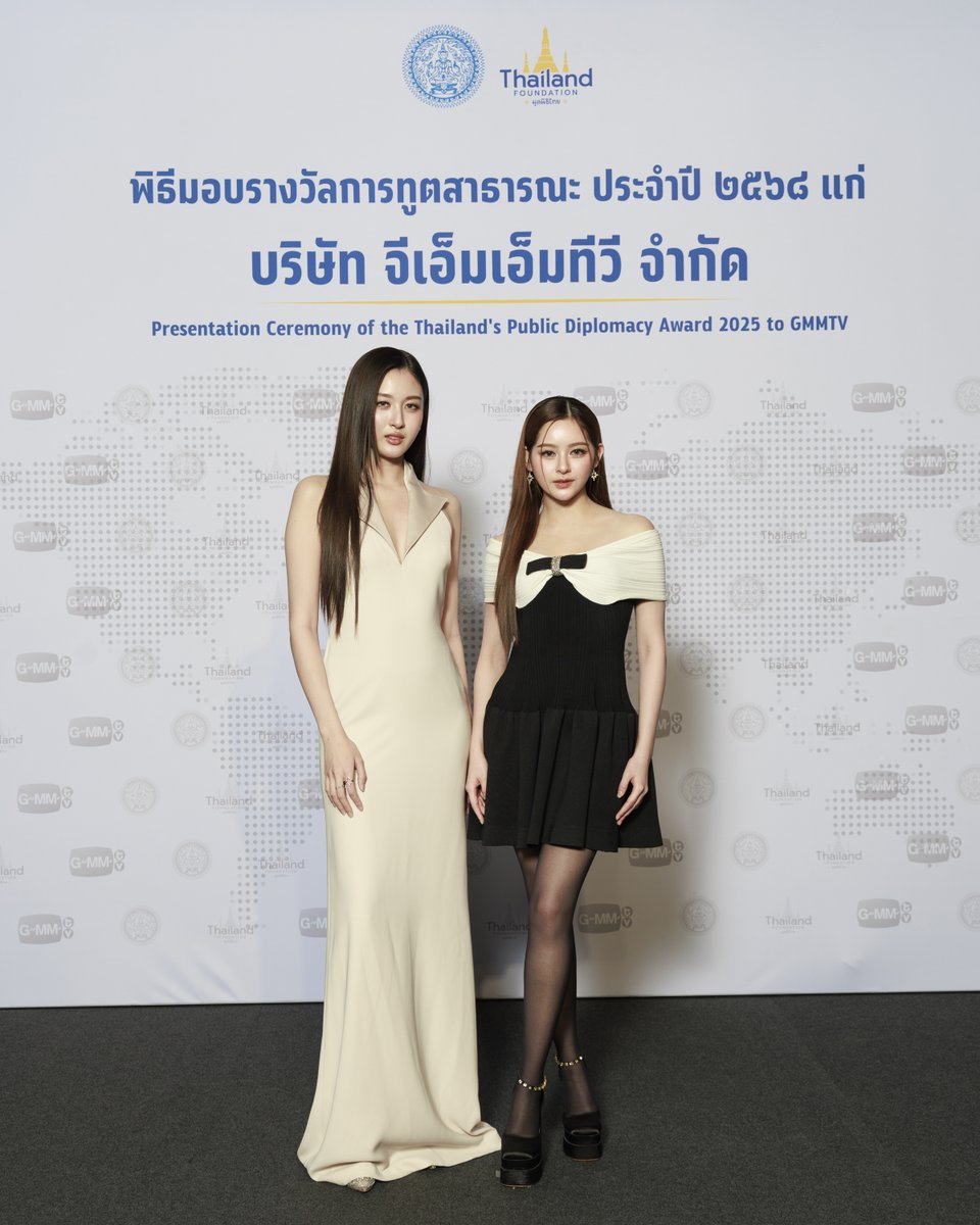 GMMTV's tweet image. #GMMTVxTPDA2025 #TPDA2025
#รางวัลการทูตสาธารณะ2568 #ThailandFoundation
#มูลนิธิไทย #MFA
#กระทรวงการต่างประเทศ
#GMMTV