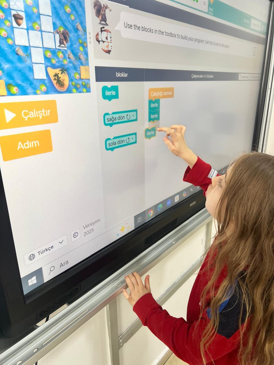BKKutahyakampus's tweet image. #bahcesehirdebugün
İlkokul öğrencilerimiz Robotik ve  Kodlama dersinde, &quot; studio code.org&quot; uygulaması üzerinden online blok kodlama yaptı. #kutahyabk #robotikkodlama