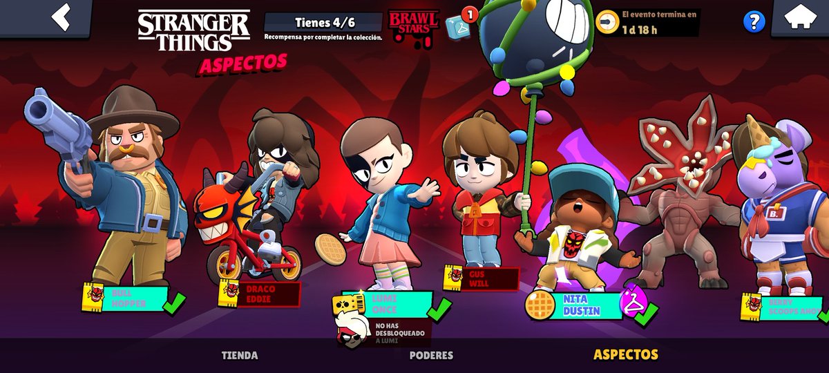 Estoy super picada para conseguir todas las skins de este evento y veo que no me va a dar 😅