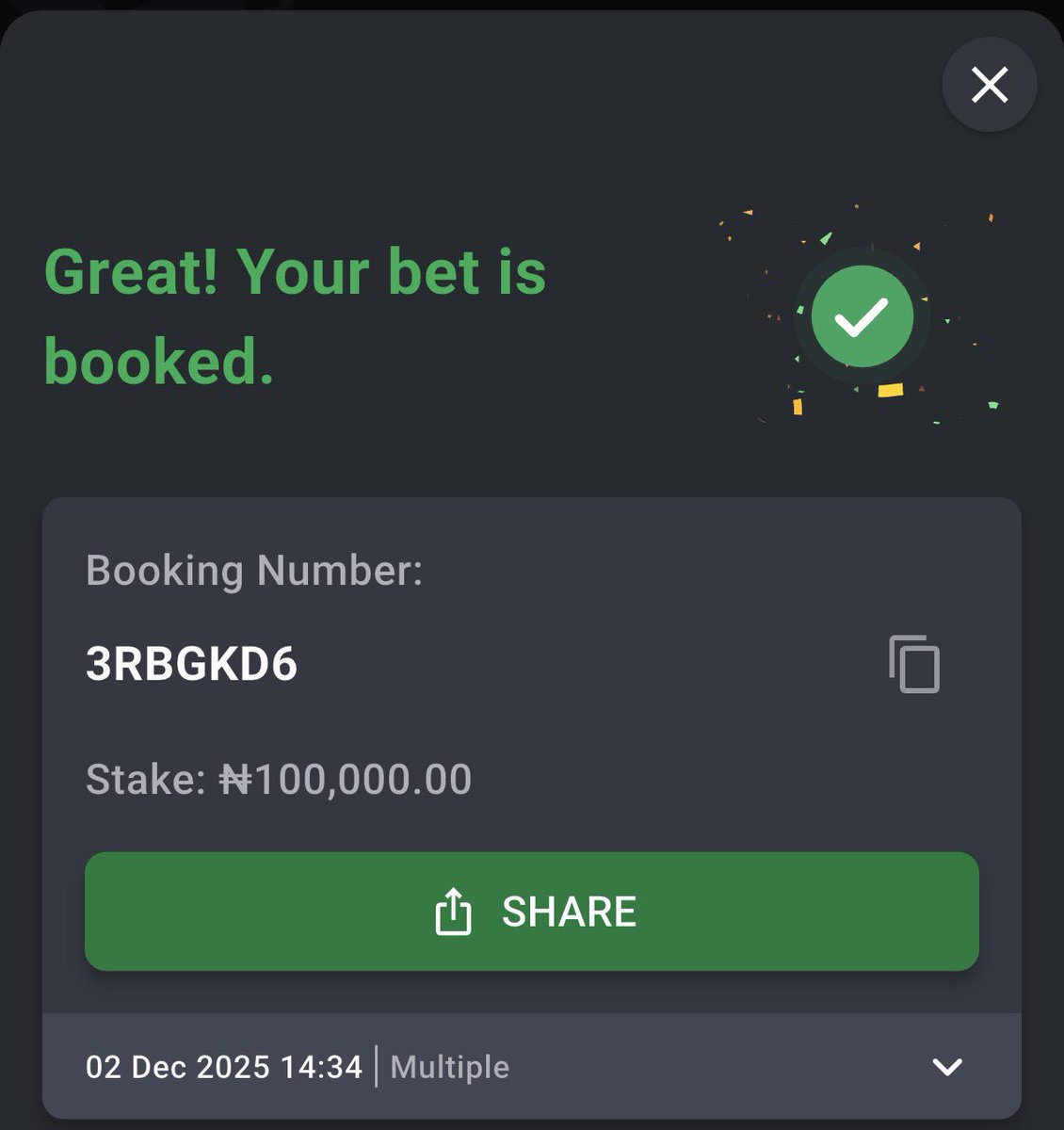 betsage24's tweet image. EASY BANGERS ON @Bet9jaOfficial !!! 🎉🎉🎉

BETCODE ⬇️

2 ODDS -3RBGF8G

2 ODDS -3RBGHTW

2 ODDS -3RBGKD6

#Bet9jaCode