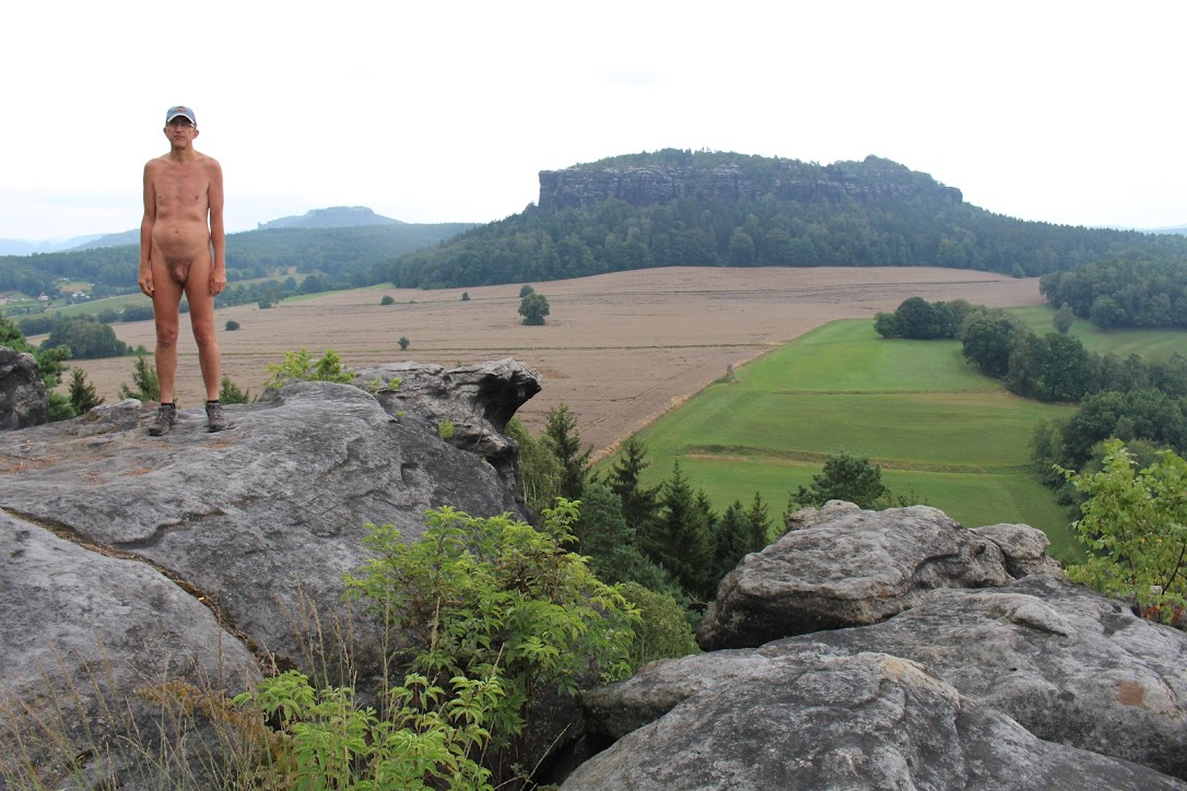 hiking saxony mountains - Germany
