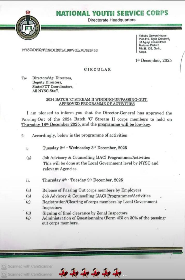 NYSC ASSIST tweet media