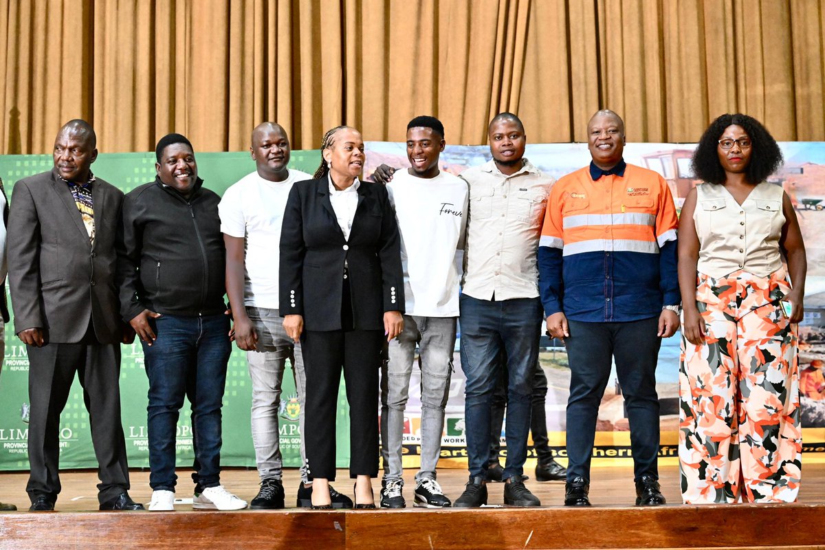ANCLimpopo's tweet photo. #ANCGovtAtWork |  The ANC-led Limpopo Provincial Government’s Department of Public Works, Roads and Infrastructure has expanded its internal capacity with the appointment of 140 new permanent employees. This brings the total number of appointments in the department to 590 since the beginning of the 7th Administration.

The development aligns with the ANC’s 2024 Elections Manifesto Priority 1,  to build sustainable work opportunities through public employment programmes, and it alings with the resolution to strengthen the capacity of the state. 

The new recruits were officially welcomed at an event in Polokwane this morning by Limpopo Premier, Dr. Phophi Ramathuba, and MEC Tonny Rachoene. 

Speaking at the event, Premier Ramathuba said:
“Today, as we welcome this fourth cohort, we are reminded that every appointment is a life transformed, a household uplifted, and a community encouraged. It is to join a growing force of dedicated public servants who rise each day with one mission, to make our province better than it was yesterday."
[Pics and info: LimGovt] 
#LetsDoMoreTogether