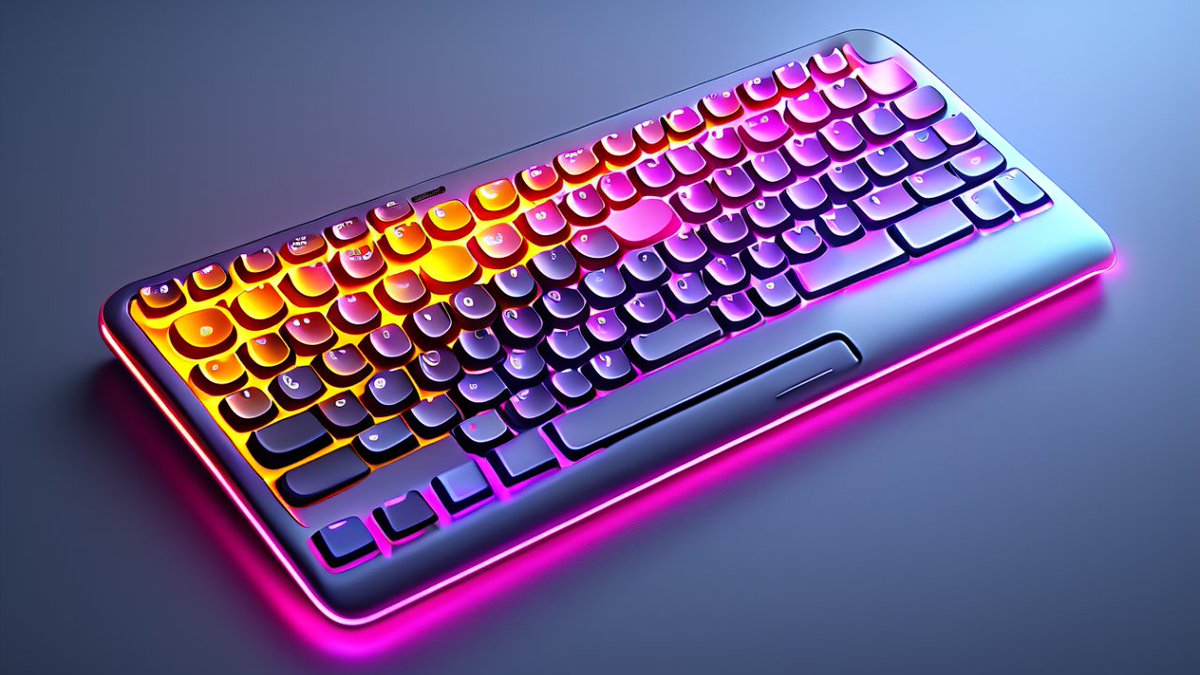 AliIdeeza's tweet image. A smart aesthetic touch keyboard with dynamic lighting &amp;amp; gestures. ✨⌨️ #TechDesign #SmartGear #IDEEZA