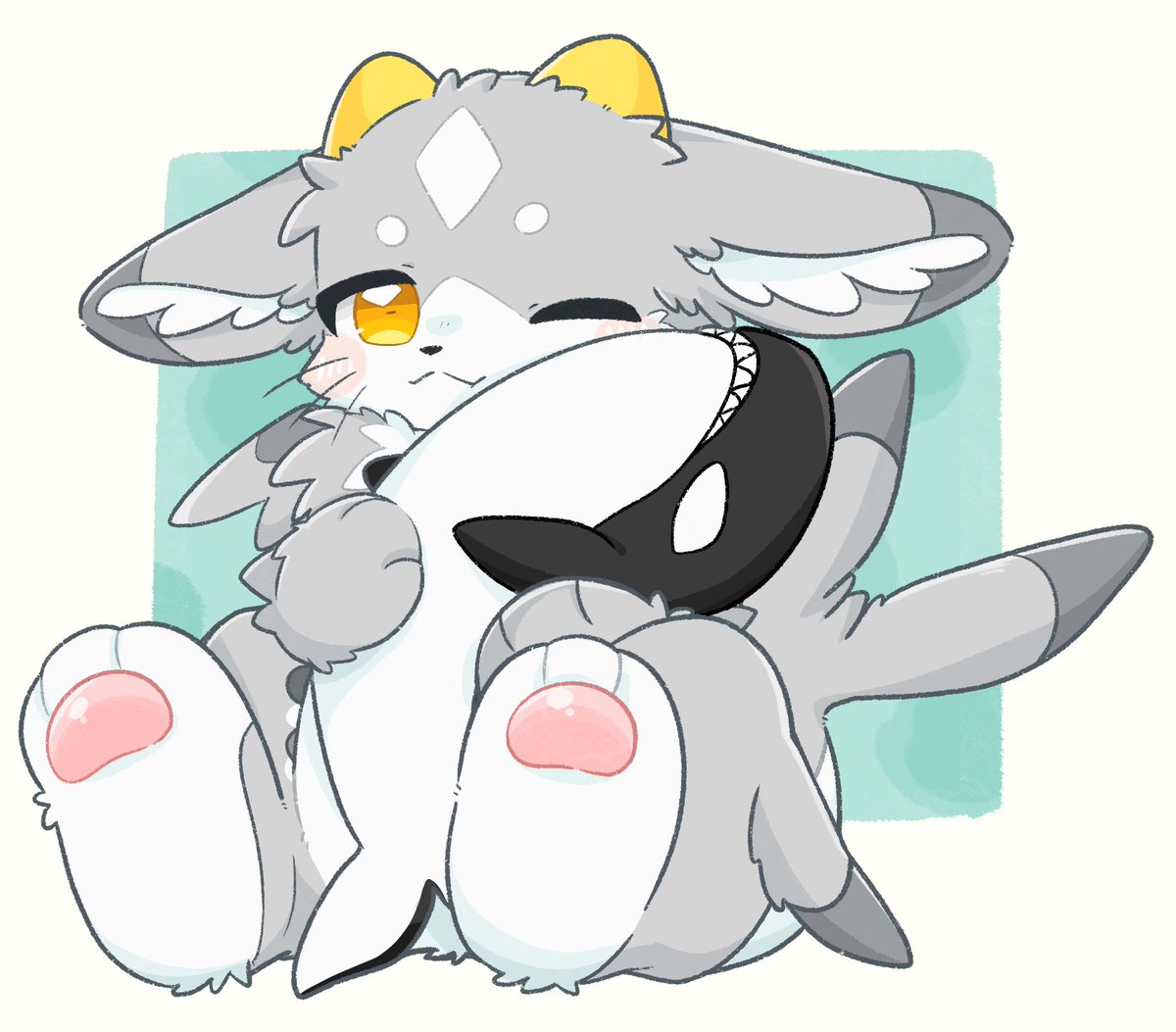 LUZmofiiyo_mofu's tweet image. ぬいぐるみ🦭