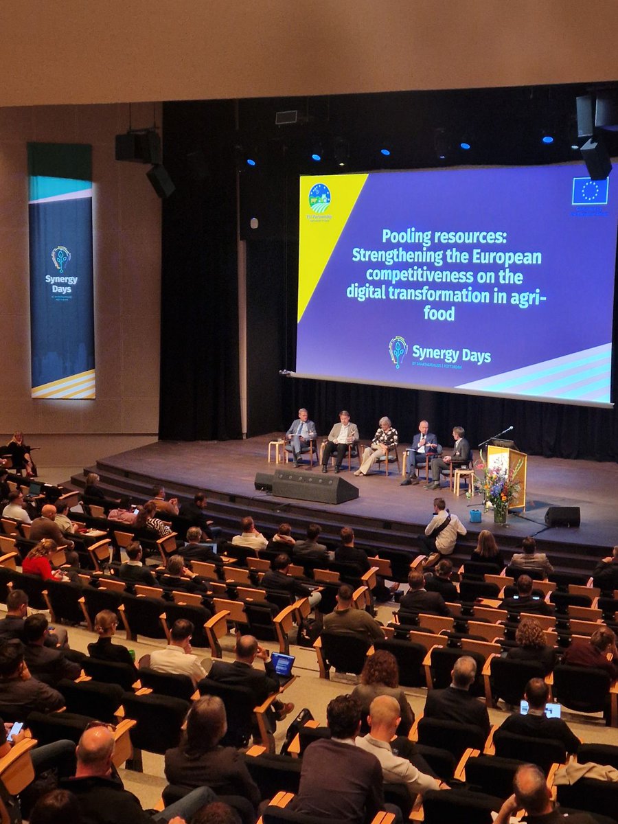 Great to see strong alignment at #SynergyDays!

Our coordinator Tamme van der Wal highlighted why Europe must converge agri-data space initiatives, and why trust, authentication &amp; data sovereignty matter for farmers.

🔗 HASHTAG brings the trusted data layer into this ecosystem.