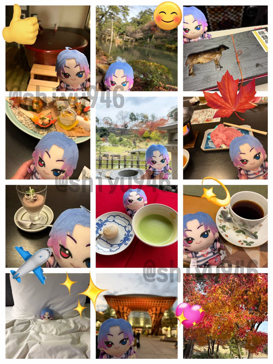 ここ数日、あまりSNSやLINEさわれずだったんですが…実はぷち旅行に行ってました🤗

珍しくぬいとの写真いっぱい撮ったので簡単にまとめた！
もうちょっとぬい写真うまく撮れるようになりたいなぁ…