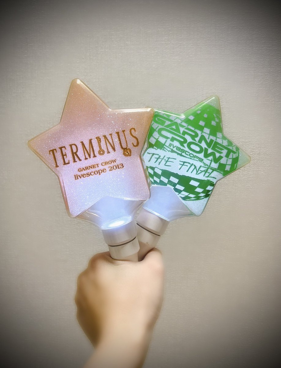 a_crown_i's tweet image. ペンライト、まだ点きました★(定期点検)
#GARNETCROW