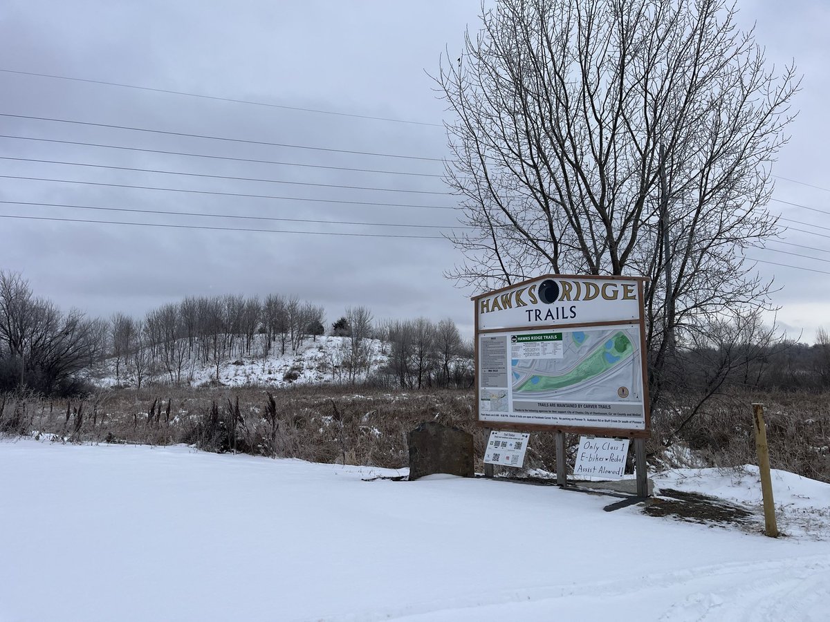 carvertrails's tweet image. The recent snowfall has created drifting and unridable conditions. Hawk’s Ridge is not packed for winter riding. 

Snowshoe packing at Mammoth trail has begun