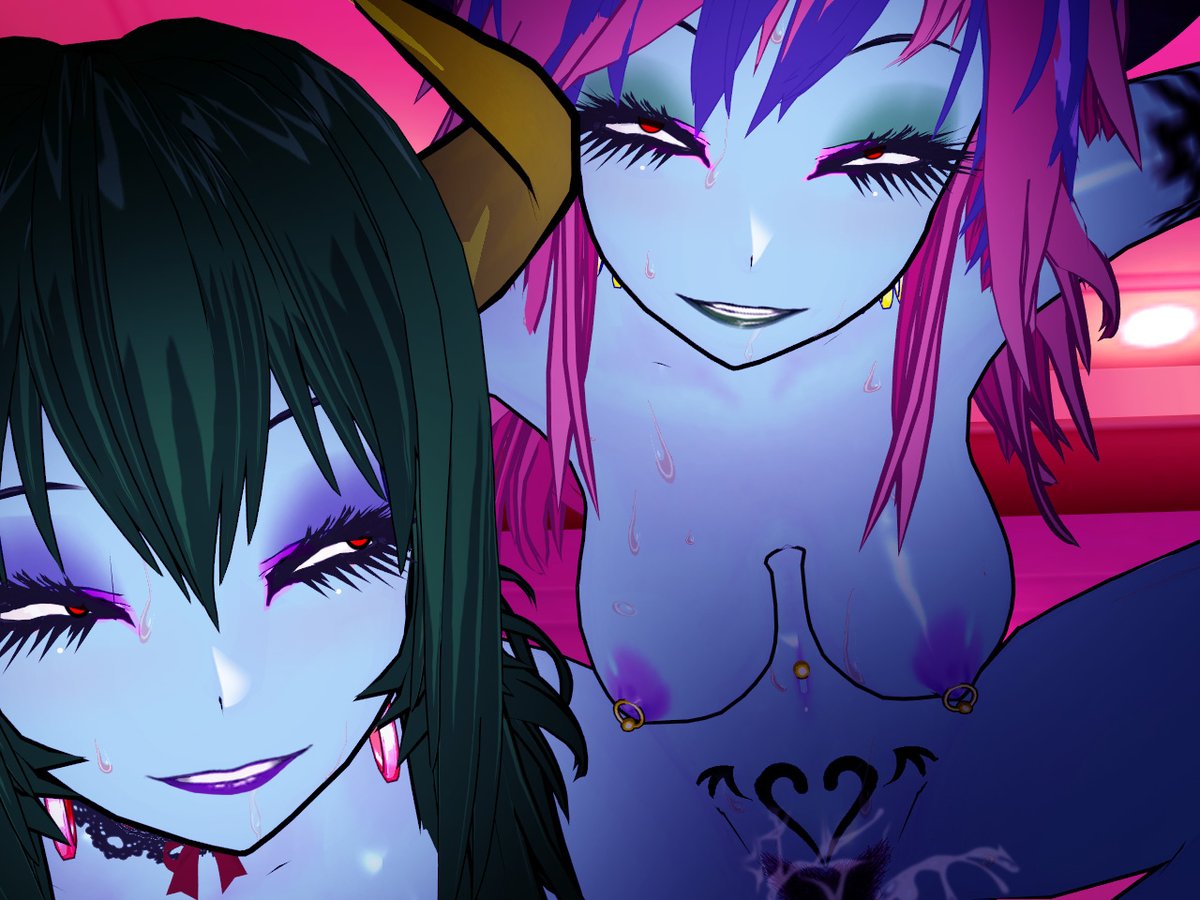 最近はメアさんとジュリさんにハマってますね…
青肌はいいぞ! 