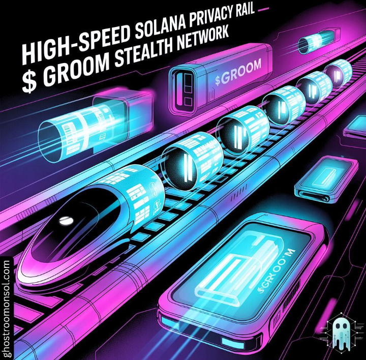 Each "train" = a swarm node.  
Each "track" = a private route.  
Each data packet? Delivered peer-to-peer with zero surveillance.  
This is #Web3privacy at scale.
#PrivacyRail #GhostRoomOnSol