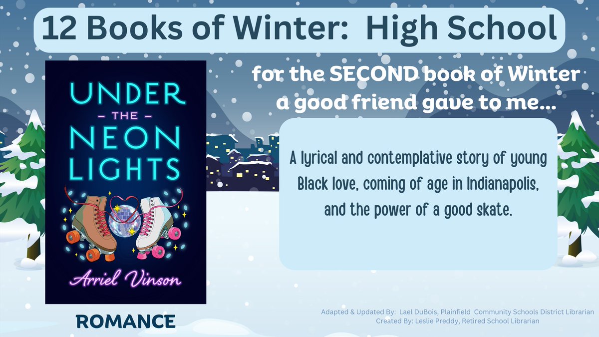 Day 2 - ☃️12 Books of Winter❄️ 
In honor of the season of giving and the traditional holiday song, The 12 Days of Christmas, enjoy the version...with books. 
Bringing joy to learning!
#12booksofwinter #bringingjoytolearning #keepreading <a href="/PCSCQuakers/">Plainfield Quakers</a>