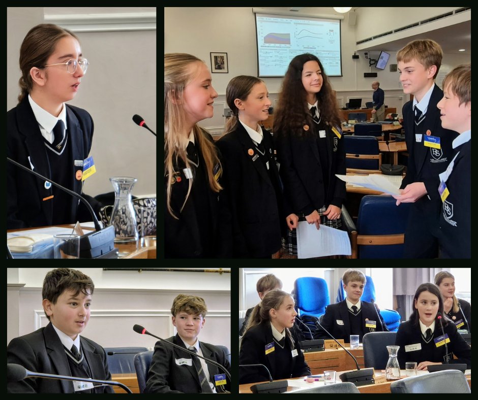 BroadwaterNews's tweet photo. 🌍 Our Year 8 students took part in a Climate Action Workshop at Waverley Borough Council! Inspired by COP30, they debated, negotiated &amp; tested policies to hit net zero using an interactive simulator. Future changemakers in action!  @GreenshawTrust @WaverleyBC #makeadifference https://t.co/zUZXPf4240