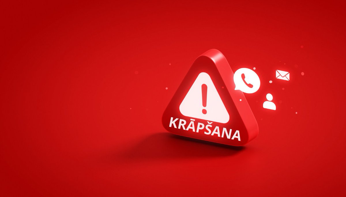 ‼️Uzmanieties!
Telefonkrāpnieki zvana it kā no Omniva kurjerdienesta un sola piegādāt ierakstītu vēstuli no VSAA. Zvanītājs jautā personas kodu, Smart-ID kodu u.c...
❌VSAA nesūta iedzīvotājiem ierakstītas vēstules ar kurjeru starpniecību. 
Plašāk: vsaa.gov.lv/lv/jaunums/vsa…