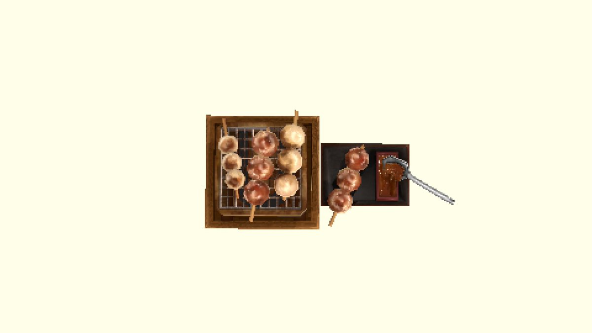 shiomayosan's tweet image. 五平餅LOVE!!!おかげ庵🍡
#blender3d 
#blender初心者