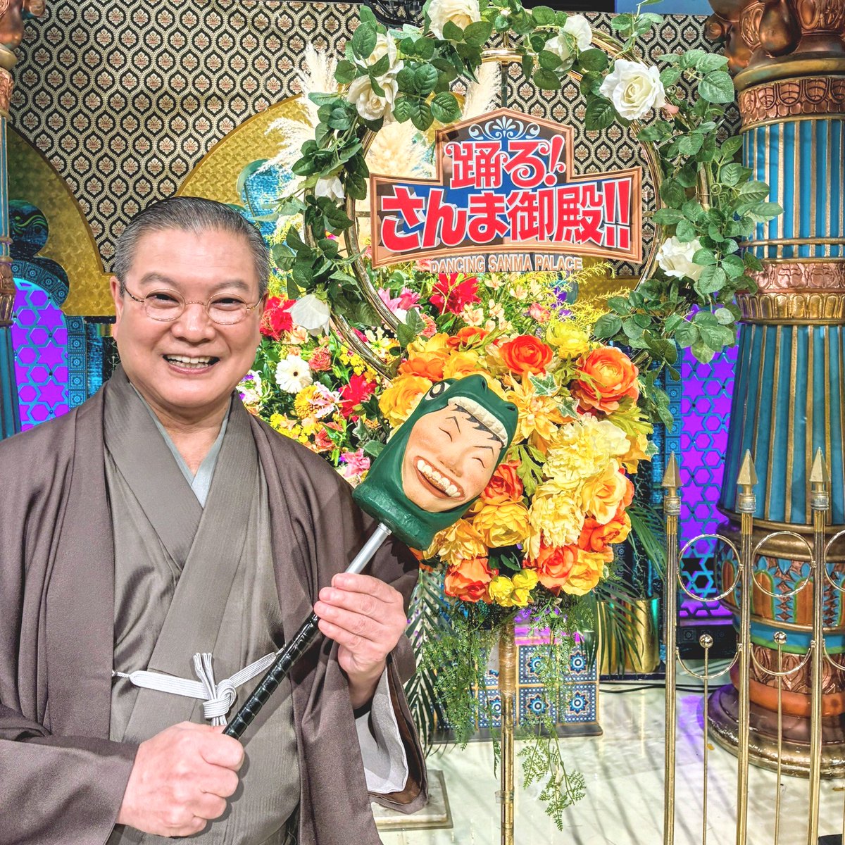 #歌舞伎竹本 ▶京都ぐらし2512-012▷「踊る!さんま御殿!!」のご案内に熱い反響。2時間の収録中、相手変われど主変わらず当意即妙に受け答えるさんま師の熱量と持続力につくづく敬服。1時間に編集してお送りするが、さてどの様に組立てられているか…コワイ。
◆掲載ご許可を頂いております。