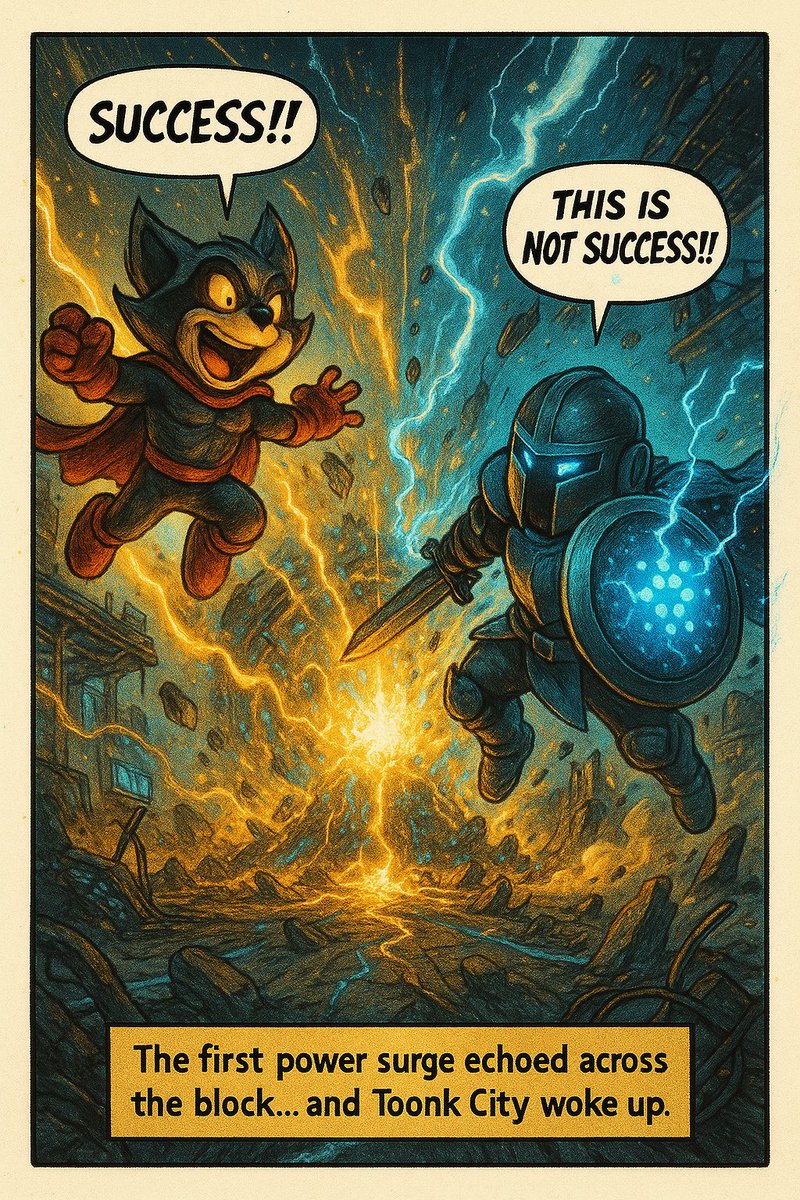 TOONK CITY NEWS:
Super Snek attempted to “season” a router again.
The dock is temporarily spicy.
ADA Warrior is asking witnesses not to lick anything.