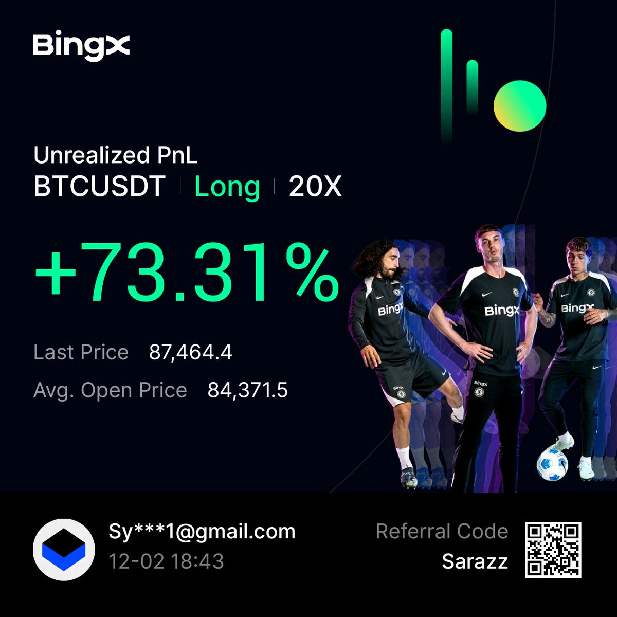 Saraz_07's tweet image. $BTC Book some profits on long here. And move sl to entry!
We're already up almost 4%, 4R

If you wanna follow my trades, join us in this journey, join our free tg where i share all my trades i take. TG link in bio 💕