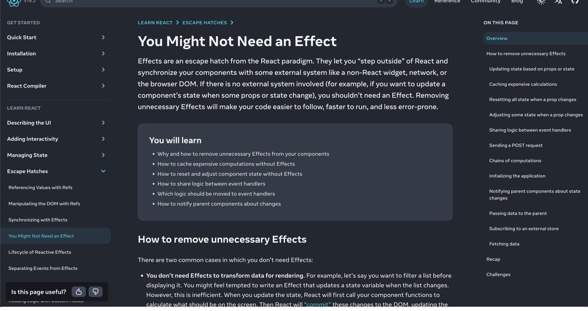 going to make a cursor rule that checks this list before submitting code each time

too many effects