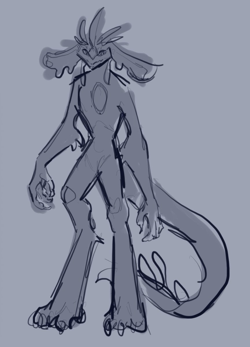 sondurix's tweet photo. Some sketches of a race I'm making for a group project with some very cool people hehe
I'm still trying to buff them out, but they've been a ton of fun to brainstorm. 

 #creaturedesign #characterdesign #art #artistonX https://t.co/RQn34RNHCk