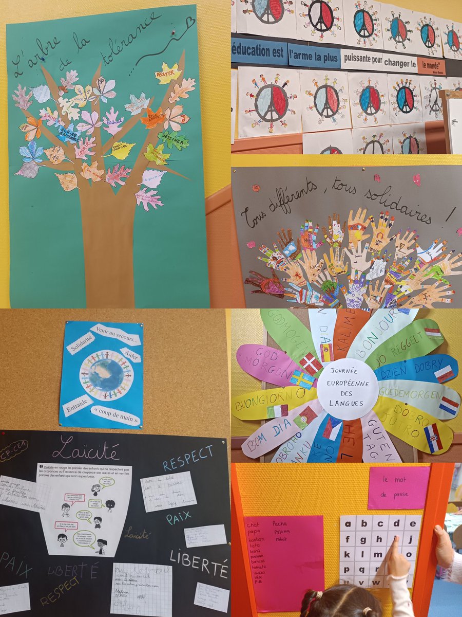 Dans les couloirs des écoles...des projets collectifs 👌