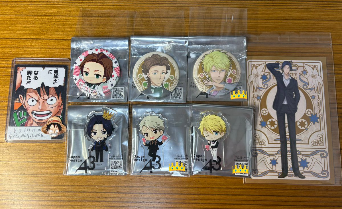 憂国のモリアーティ シャーロック ウィリアム ポストカード 缶バッジ 憂国のモリアーティ シャーロック ウィリアム ポストカード 缶バッジ