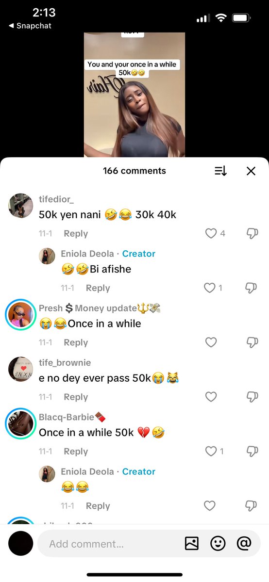 So 50k no be money ?