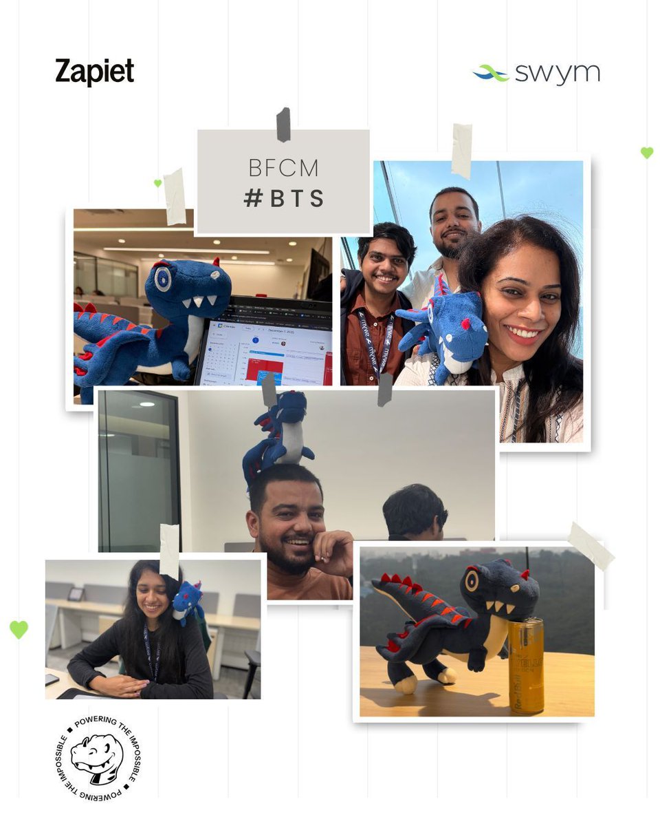 swymit's tweet image. Huge shoutout to @zapiet for our BFCM dragon 🐉 - the perfect partner for powering through the BFCM season together. We loved having him in the mix. 🔥

#BFCM #blackfriday #Swym