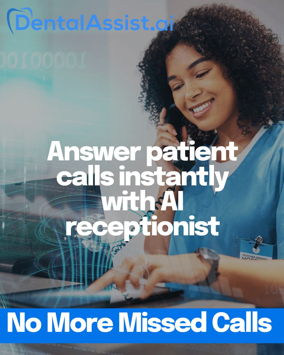 🎥 “How DentalAssist.ai Books Appointments” 
📞 Patient calls in, AI Receptionist answers instantly 
👩‍⚕️ Identifies patient, Pulls up appointments 
📅 Offers real-time availability, Books Reschedules seamlessly
💡 The result? Zero missed calls. No scheduling chaos.