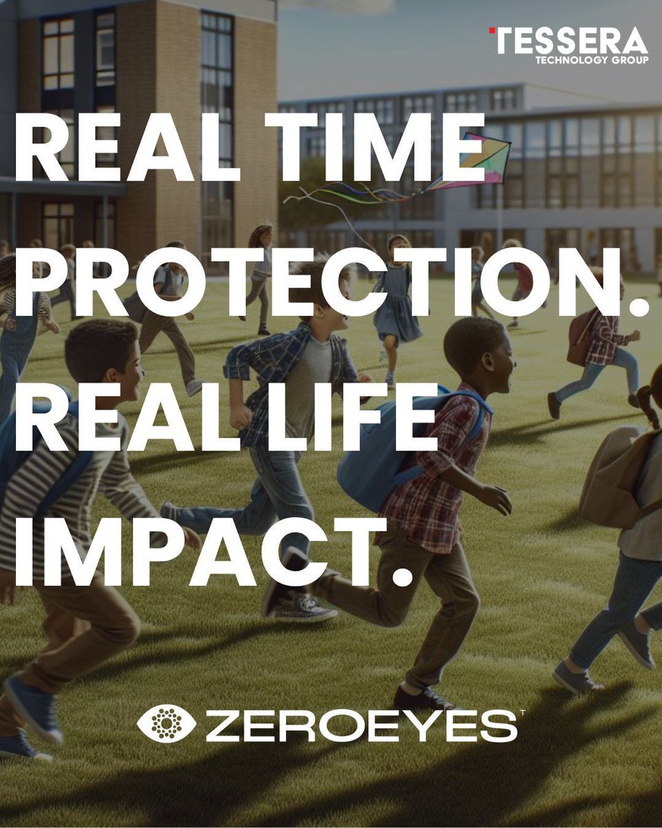 TesseraTG's tweet photo. Nearly half of all shooting incidents in Texas last year happened in schools. ZeroEyes uses AI + real human monitoring to detect guns in real time, triggering life-saving protocols in just 3–5 seconds. Tessera can help your district take a proactive step toward safety. 🟥 https://t.co/0CvxIWudnt