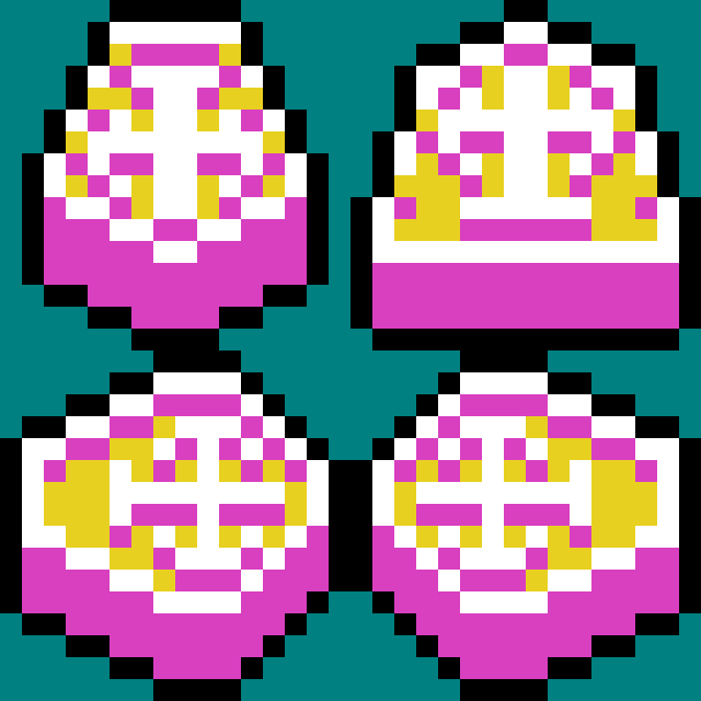 noragames's tweet photo. I drew an all-directional coffin using Nora Games original sacred symbol. It should have some thickness since it's meant to hold something inside. #gamedev #pixelart #ドット絵 https://t.co/TessLI3y2H