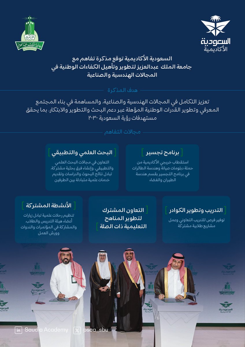 Saudia Academy tweet media