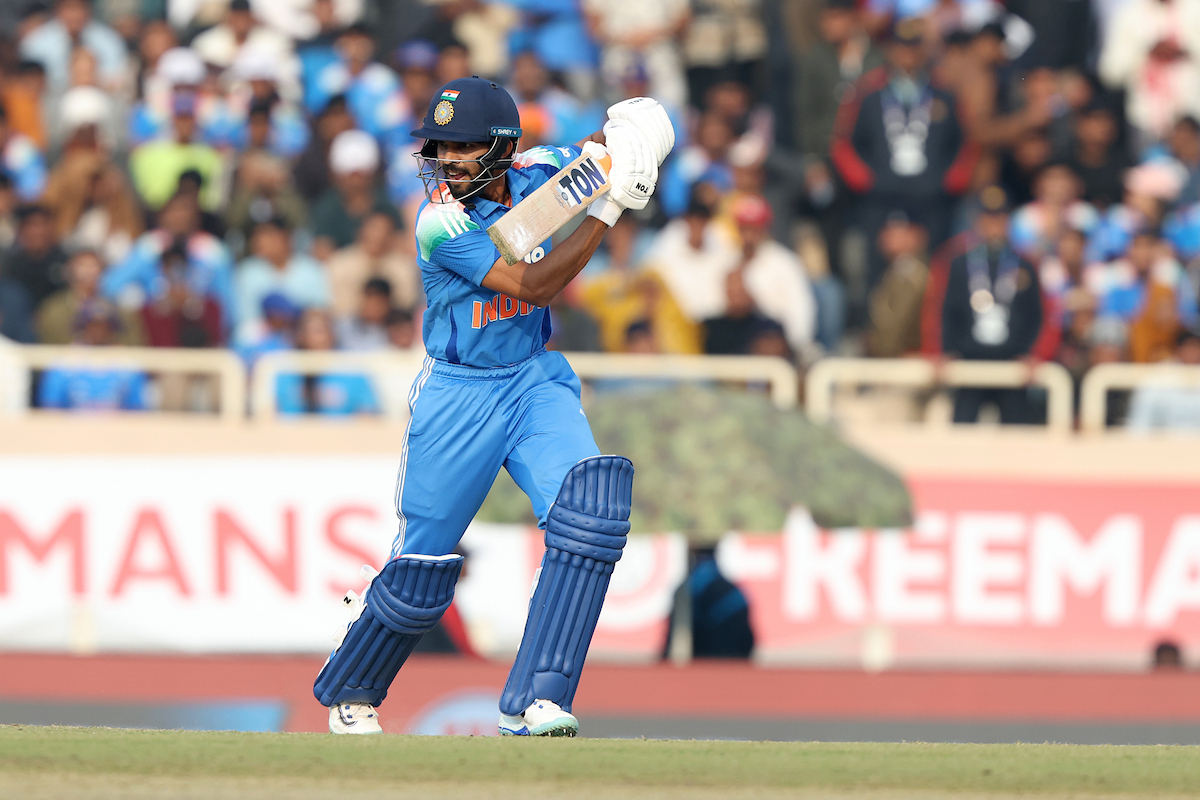 cricbuzz's tweet image. Ruturaj Gaikwad is still searching for his ODI spark.

123 runs | 7 inns | Avg 17.57 | HS 71

He&apos;s been dismissed in the single digits in 5 of the other 6 outings.