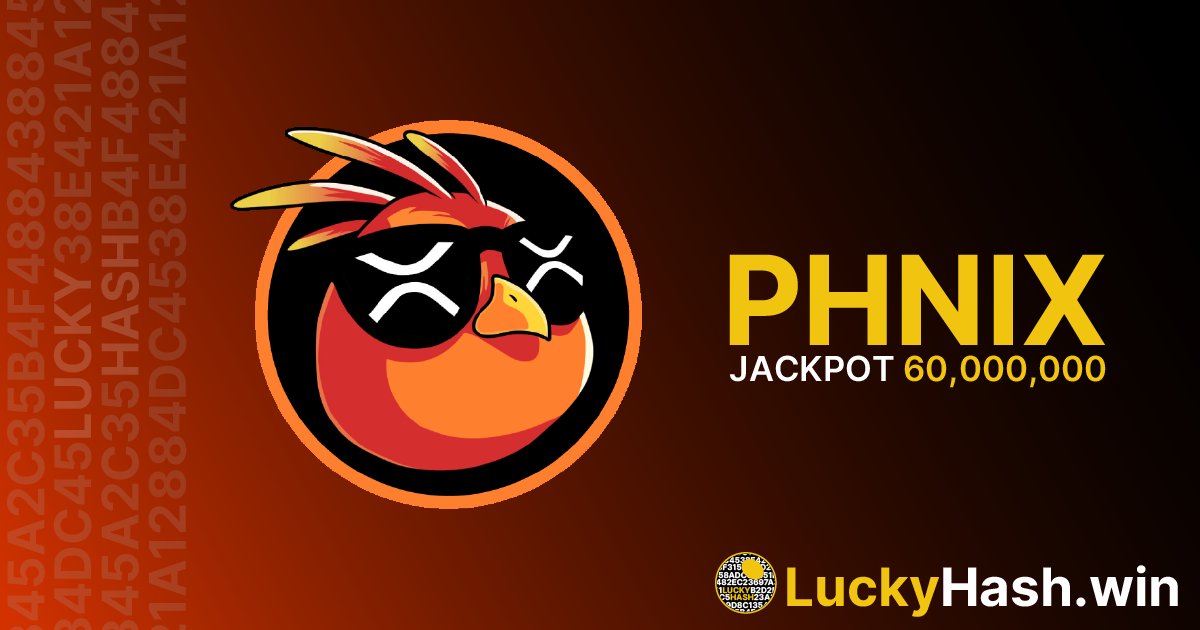 LuckyHashWin's tweet image. 🐦‍PHNIX Birthday Giveaway!

To celebrate, we’re giving away a 10-pack of Phoenix Ascendant scratchcards (60M $PHNIX jackpot card).

How to enter:
✅ Follow @LuckyHashWin
✅ Share this post

Winner announced on Friday.

Be hashlucky 🍀