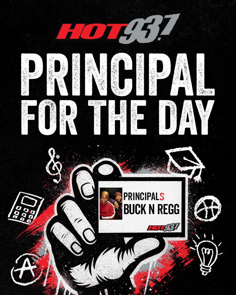 Buck &amp; Regg are PRINCIPAL’S FOR THE DAY again! 🎭
We’re live at CREC Greater Hartford Academy of the Arts Full Day in Hartford interviewing the students &amp; staff shaping CT’s young creatives.
Stay locked in content coming all day.
@DJBuck1 <a href="/bigregg860/">BIG REGG</a> <a href="/hot937/">hot937</a>
