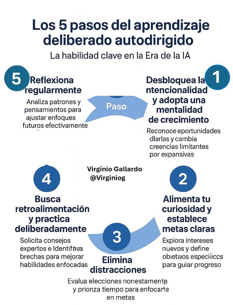 juangaleanorey's tweet image. Aprendizaje deliberado autodirigido en la Era de la IA