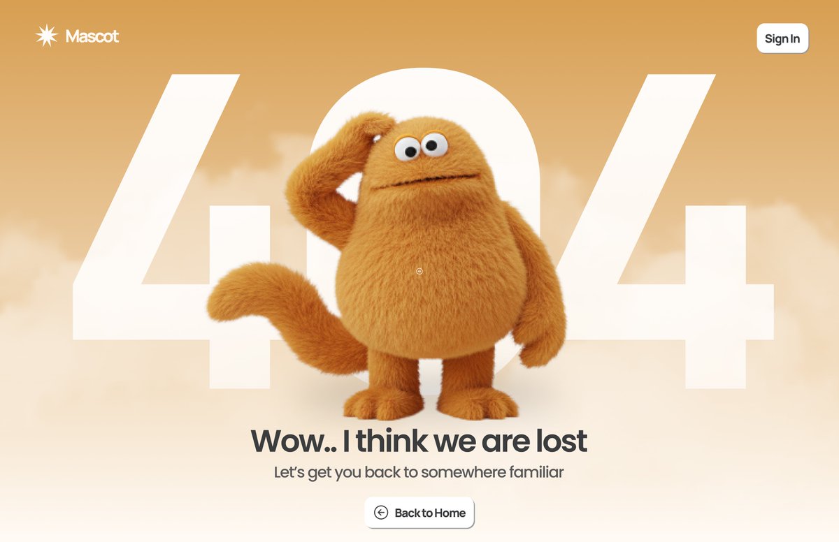 FShegz's tweet image. A 404 page (from d amazing @KyleSkelly&apos;s tutorial) was the perfect exercise. Rebuilt it exactly using @jittervideo. It&apos;s time UX designers added motion to their arsenal.

 I help brands build websites that look &amp;amp; feel good. 

#DesignInspiration #WebDesign #404Page #JitterVideo