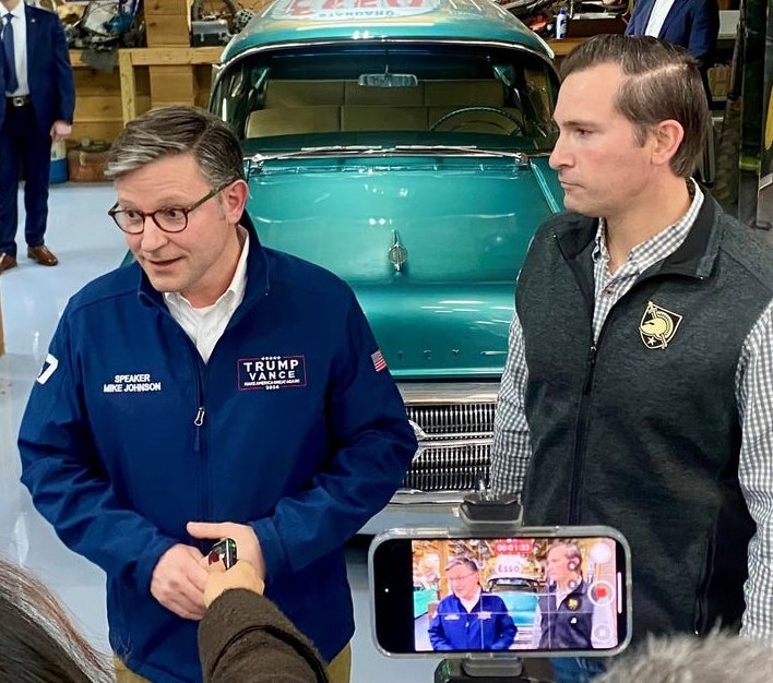 Mike Johnson and Matt Van Epps at a GRINDR promotional event in Tennessee yesterday