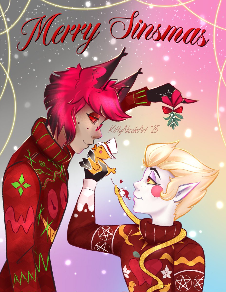 Merry Sinsmas! 📻🍎

#radioapple #appleradio #hazbinhotel #lucifermorningstar #alastor #sinsmas