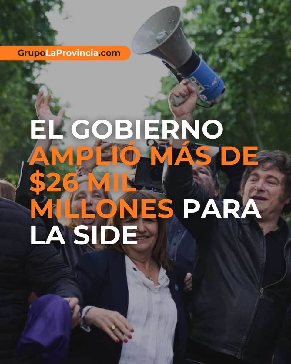 LaProvinciaBsAs's tweet image. ⭕️ El Gobierno amplió más de $26 mil millones para la SIDE

grupolaprovincia.com/contenido/5926…

El Gobierno mete más de $26 mil millones en la SIDE y estalla la polémica por gastos “raros”. Enterate qué se pagó y por qué en la Rosada saltaron las alarmas.

JM #SIDE #DNU #GastosDelEstado…