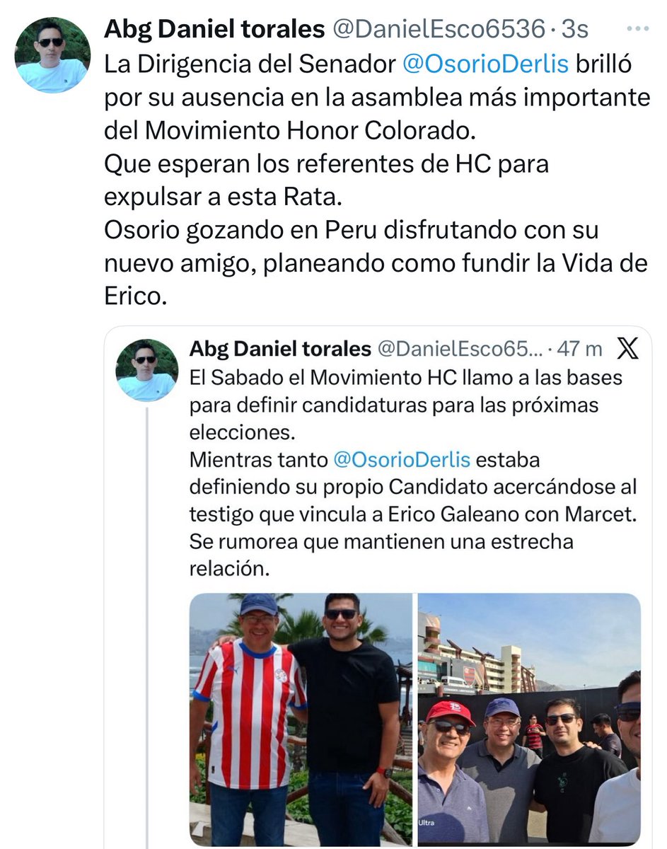 DanielEsco6536's tweet photo. @honorcolorado_ @Horacio_Cartes https://t.co/T6NUJciJpx