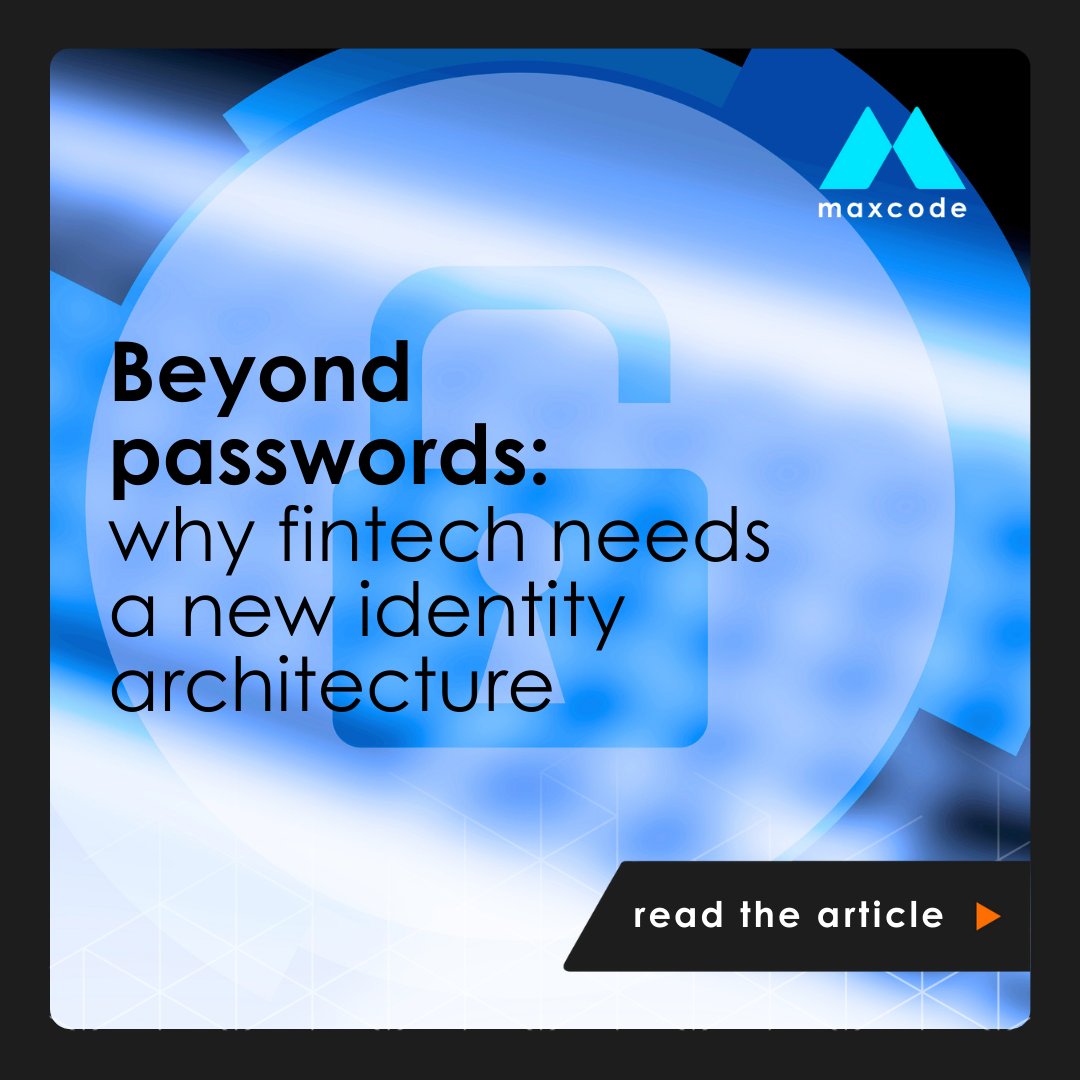 #Fintech keeps strengthening login, but the real issue is data sitting in every backend. #SSI shifts identity to the user with verifiable credentials—portable #KYC, minimal exposure, less liability. The transition has started.
More here: maxcode.net/blog/beyond-pa…