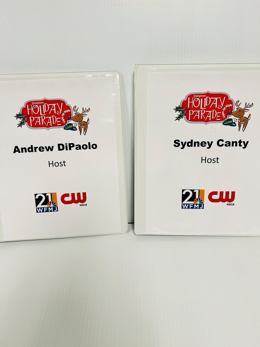 We are excited to announce that <a href="/AndrewWFMJ/">Andrew DiPaolo</a>  and <a href="/SydneyWFMJ/">Sydney Canty</a>  will host this year's Youngstown Holiday Parade. The parade is at 6 p.m. in downtown Youngstown this Friday. We hope to see you there!🎄