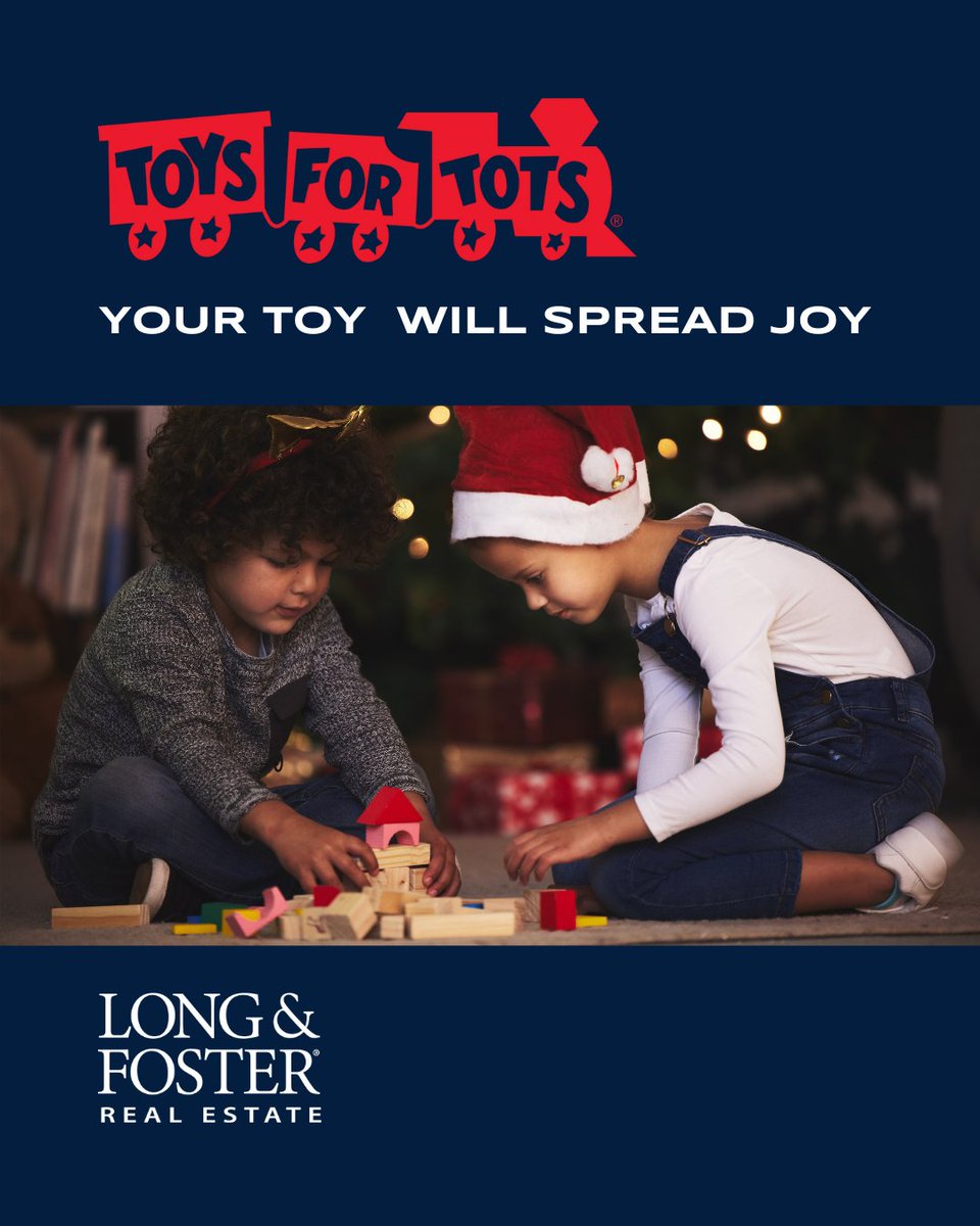 Today is #GivingTuesday. Join us in giving back by donating to <a href="/ToysForTots_USA/">Toys for Tots</a> — helping make a child’s holiday bright.

Visit a Long &amp; Foster office for toy drive details, or donate today at monkeylink.co/503f7f. #longandfoster #toydrive #toysfortots
