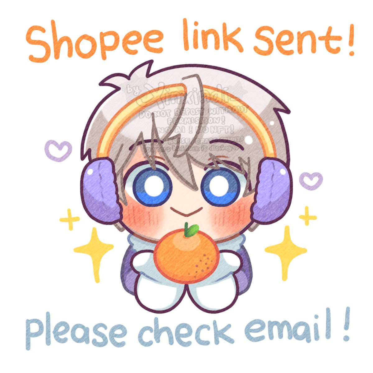 All local 🍊🔗 CO already sent to mail!
Do please kindly check 💛
If you feel you haven’t received any, do please let me know.

Will start packing intl packages as well tomorrow~