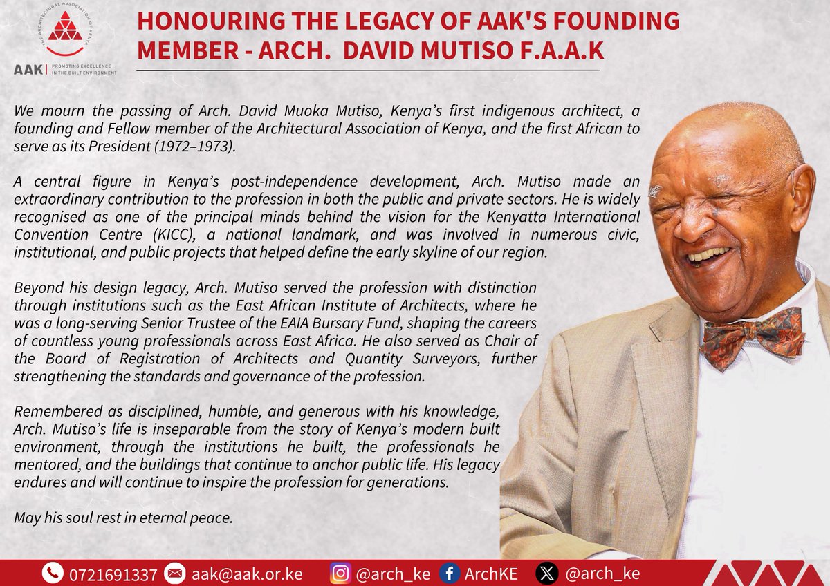 Architectural Association of Kenya tweet media